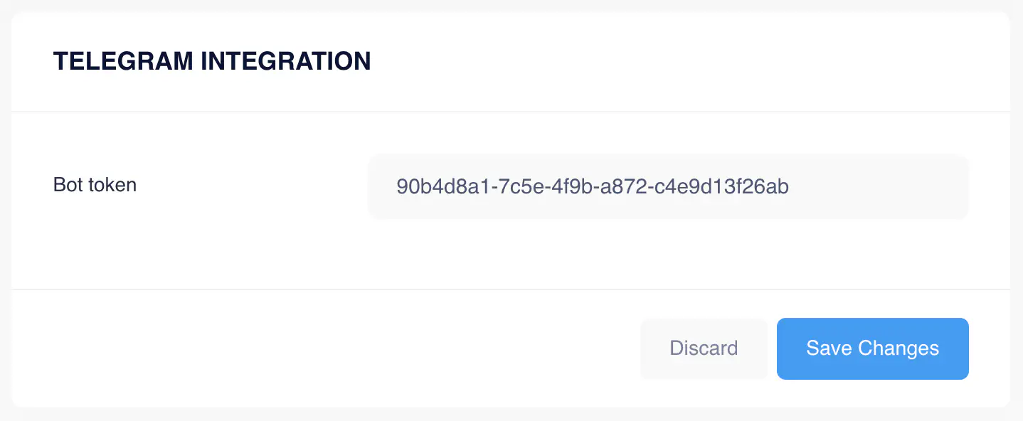 Telegram Integration