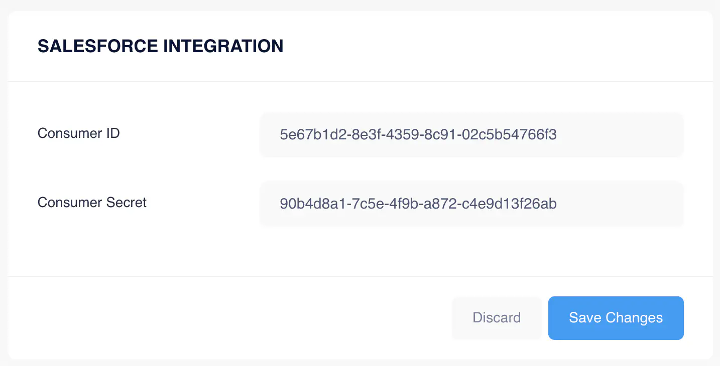 Salesforce Integration